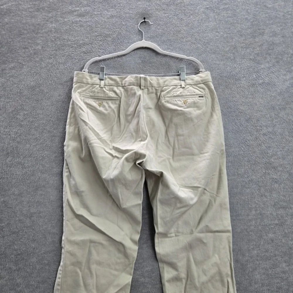 VINTAGE Polo Ralph Lauren Men Pants 38x30 Beige Chino Mid Rise Pockets Cotton‎